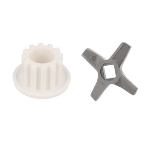 Cuțit nr 8 + roata dintata Mașină de tocat carne Zelmer – Compatibil