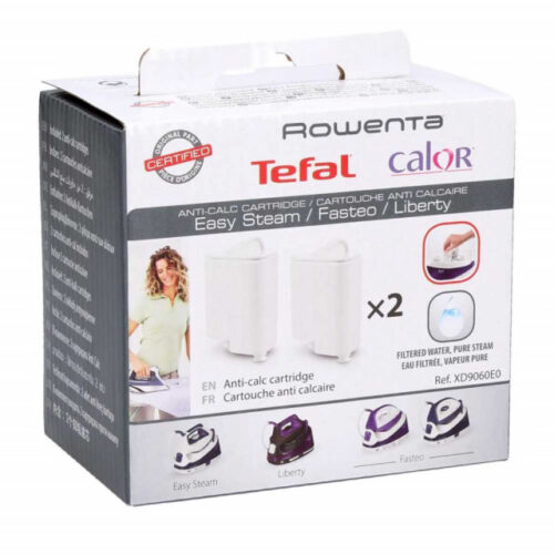 Set 2 Filtre anticalcar Rowenta, Tefal statie de calcat cu aburi XD9060E0 – Original