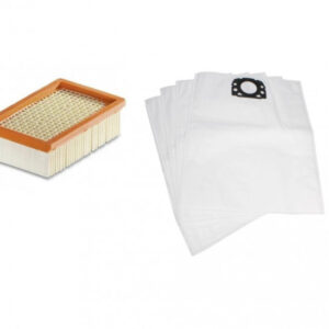 Set 5 saci si Filtru aspirator Karcher 2.863-005.0 2.863-006.0 – Original