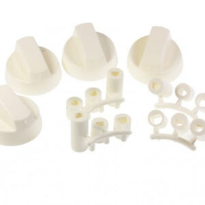 Set butoane aragaz, culoare alb – Compatibil