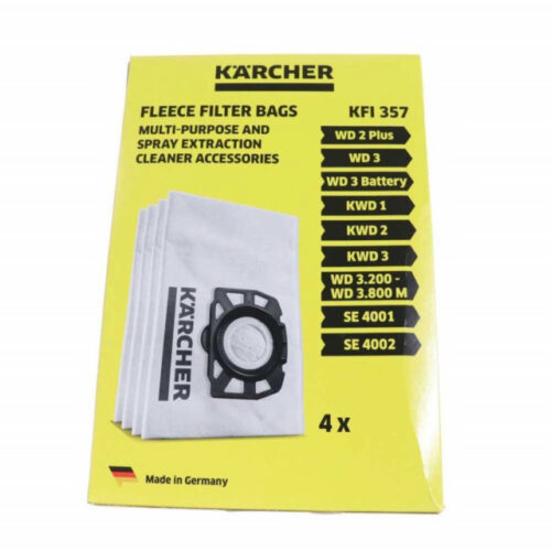 Set saci aspirator Karcher 2.863-314.0 – 4 bucăți – Original